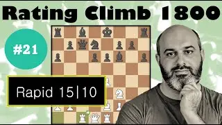 Rating climb naar 1800 | ep 21 | Elo 998 | Italian giuoco piano