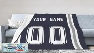 Custom Blanket Football Blankets Personalized Any Name Numbers Bedding Throw