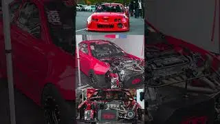 DpRaceParts H-Series Turbo Integra getting ready for HDAY! #nyce1s #automobile #shorts #honda #turbo