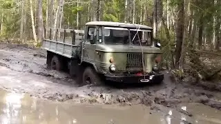 Can the GAZ-66 Survive Extreme Offroad Mud Challenge?