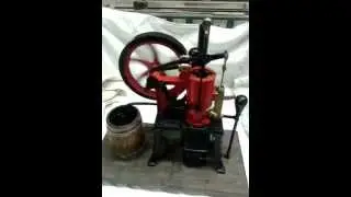 Rider - Ericsson hot air pumping engine 1/4 scale