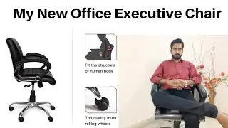 My New Office Chair | OakCraft High Back Executive office Revolving Chair Review | Rohit Kumar Verma