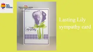 Lasting Lily sympathy card