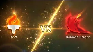 Komodo Dragon VS Torch: can Komodo Dragon crush Torch with 3 consecutive brilliant moves??