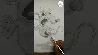 Drawing Dancing Mouse #shorts #shortsfeed #viral #viralshorts #youtubeshort #drawing #art #art #yt
