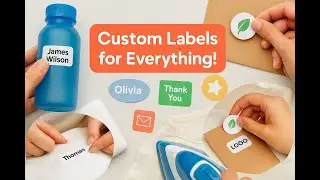 Create Your Own Personalised Labels &ndash; For Home, School & Business!