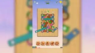 Wood Screw Puzzle Level 61-80 [No tools needed]