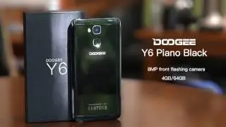 DOOGEE Y6 piano black finally come!