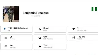 Player Profile: Benjamin Precious - AFCON U20 2025