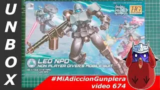 #MAG - UNBOX -  1/144 HG - LEO NPD - Gundam Build Divers - Bandai - May 2018