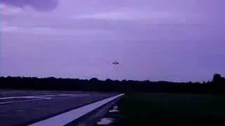F/A-18E field carrier landing practice (pass 2)