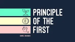 Principle Of The First | Life. Money. Hope. | Daniel Erasmus |  Edge Church