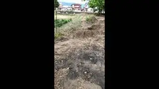 [BMX]Create a dirt road in the backyard①🚲🔥