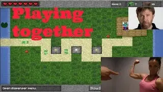 Minecraft tower defence - playing together