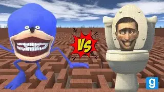 EVOLUTION OF SHIN SONIC VS SKIBIDI TOILET 🚽 In MAZE Garry's Mod