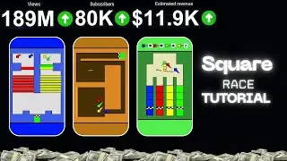 How I Make VIRAL Square Race Videos! (FULL COURSE)