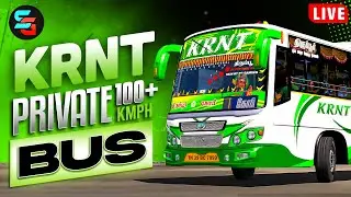 🔴LIVE KRNT PRIVATE BUS DRIVING - ETS 2 IN LOGITECH G29 | Sprinter Gaming