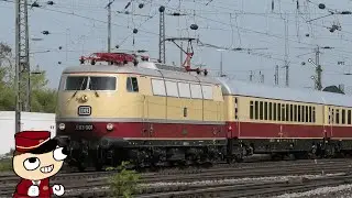 E03 001 (met fluit!) + Rheingold in K&ouml;ln Kalk