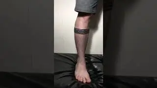 Leg Band Tattoo