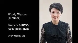 Windy weather low voice (E minor) piano accompaniment ABRSM Grade 5