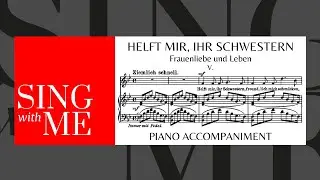 Helft mir, Ihr Schwestern - Accompaniment - High voice - Schumann