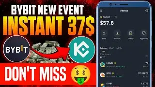 Bybit New Event || Per Account 37$ Profit Instant 🔥 | New Crypto Airdrop Secret Exchange offer 🤑