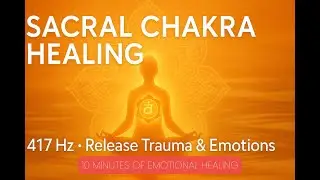 Quick 10 Minute Sacral Chakra Healing &bull; 417 Hz &bull; Emotional Release, Trauma Clearing & Energy Flow