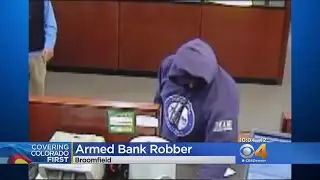 Bank Robber Caught On Surveillance Video