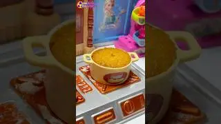 Miniature kitchen toy set cooking cake 🎂 satisfying with unboxing & Review | ASMR videos