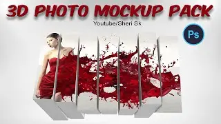 3D Photo Box Mockup For Photoshop |Sheri Sk| |Photoshop Tutorial|