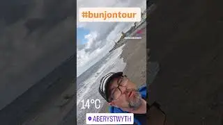Hello from Aberystwyth.  #bunjontour #staysafeeveryone #daytrip #tfw  #Aberystwyth #britishseaside