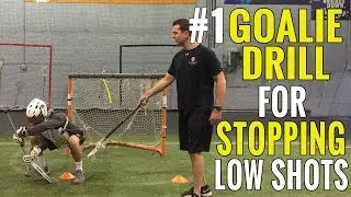 BEST Lacrosse Goalie Drill for LOW SHOTS