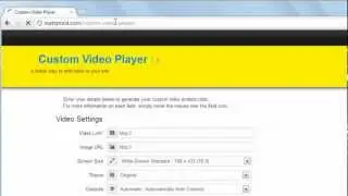 Custom Video Player Quick Start Guide