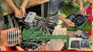 BONGKAR SIGNAL VALVE EXCAVATOR HITACHI 210F