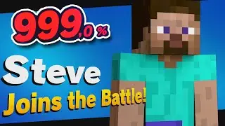 Steve is INSANELY OP | Super Smash Bros Ultimate