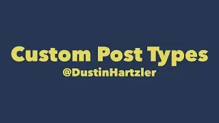 Custom Post Types