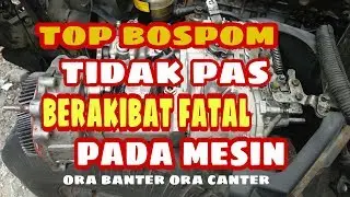 Cara pasang injection pump mitsubishi canter