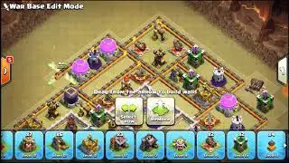 UNDEFEATED TH12 WAR BASE 2018 Anti 2 Star With 2 Replays Anti Max Bowler,Miner,Anti Queen Walk,Hog