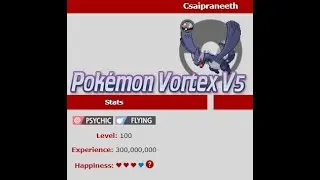 Shadow Lugia Reached 300,000,000 Exp | Pok&eacute;mon Vortex V5