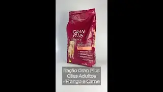 4701 - Ra&ccedil;&atilde;o Gran Plus Choice C&atilde;es Adultos Frango e Carne 15kg