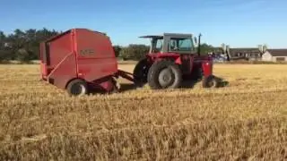 MF 575 &  MF 1455 E baler