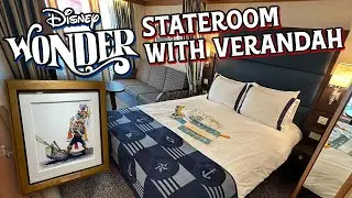 Disney Wonder Stateroom with Verandah - Disney Cruise Line
