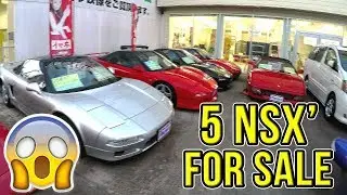 CARS FOR SALE IN JAPAN! 5X NSX's & 22B WRX!