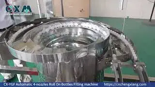 How Roll-On Bottles Are Filled |Filling & Capping Machine in Action #EssentialOilFillingMachine #cxm