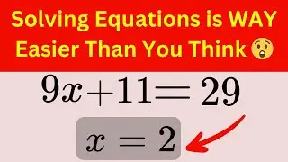 How to Solve Basic Equations (Beginner Algebra Tutorial)