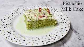 Pistachio Milk Cake l How to make pistachio milk cake that melt in mouth l Tres leches cake recipe