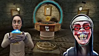 COLLECTING MASK PIECES | EVIL NUN SCARY HORROR GAMEPLAY #1
