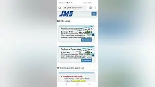 Lowongan Kerja PT. JMS BATAM
