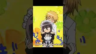 When Usui becomes worried he try to be playful (Maid Sama!)