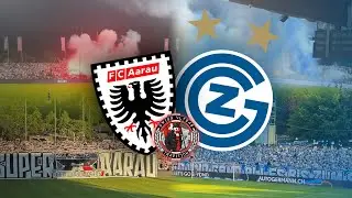 FC Aarau 1:0 GC Zürich | 30.05.2025 | Choreo, Pyro, Fanchants | Swiss.Ultras.Tradition